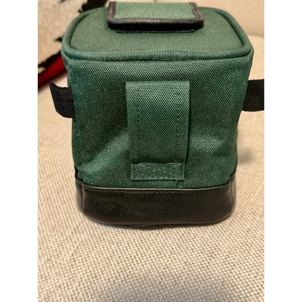 Sigma Camera Lens Case Pouch Forest Green Canvas Padded Zippered Belt Loop